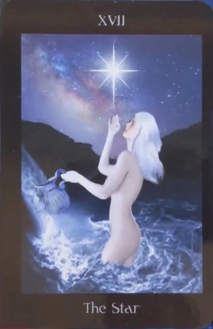 The Star card from the Pagan Ways Tarot deck