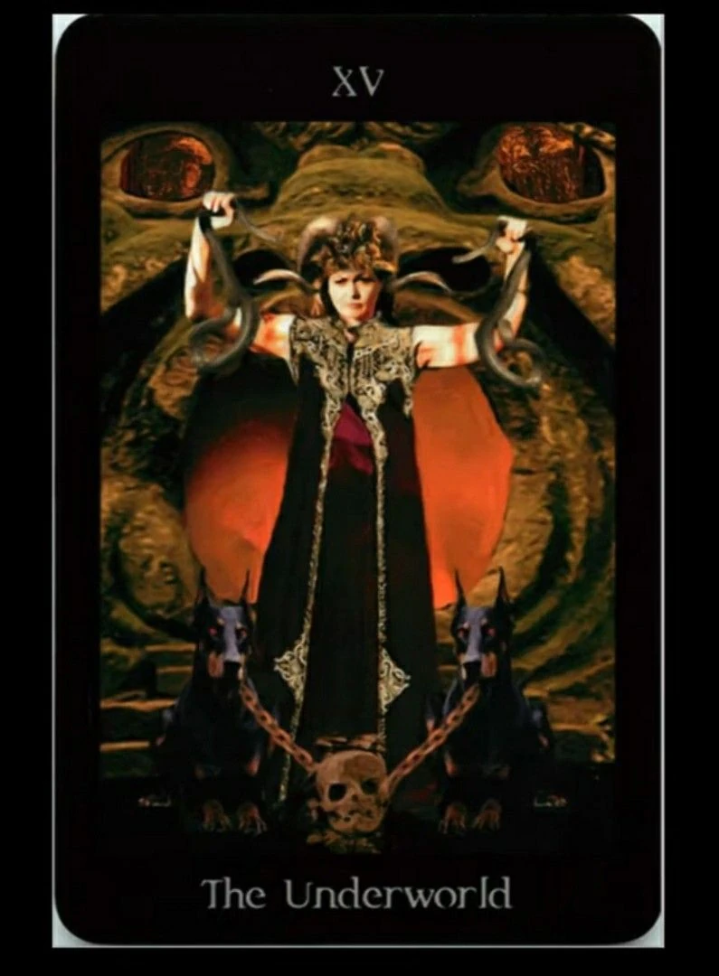 The Underworld card from the Pagan Ways Tarot deck