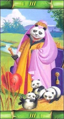 The Empress card from the Panda Tarot deck