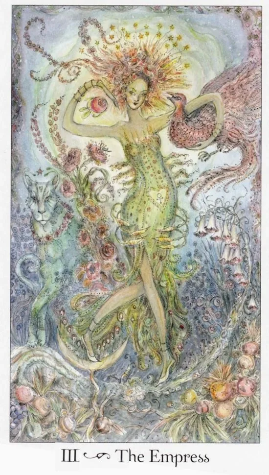 The Empress card from the Paulina Tarot deck