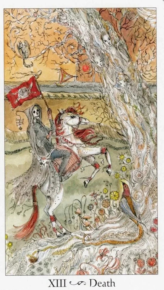 Death card from the Paulina Tarot deck