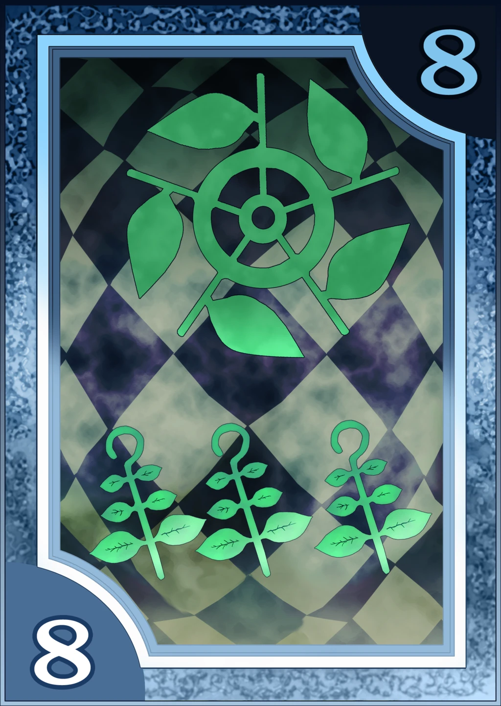 Eight of Wands - Persona 3/4 Tarot Cards - ArtisticsMeasure