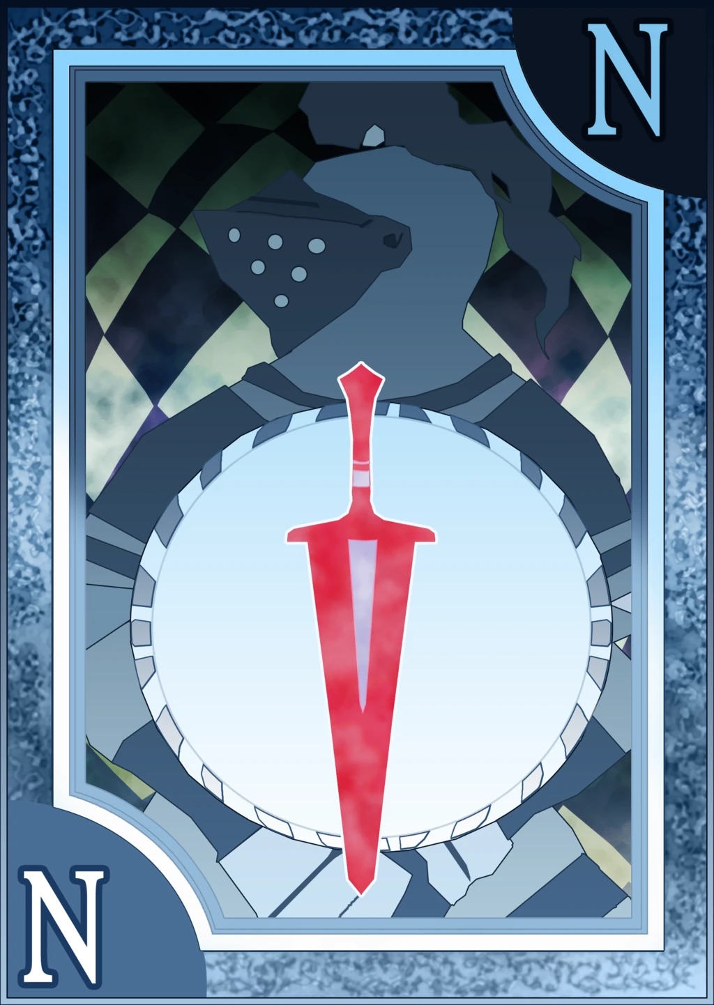 Knight of Swords - Persona 3/4 Tarot Cards - ArtisticsMeasure