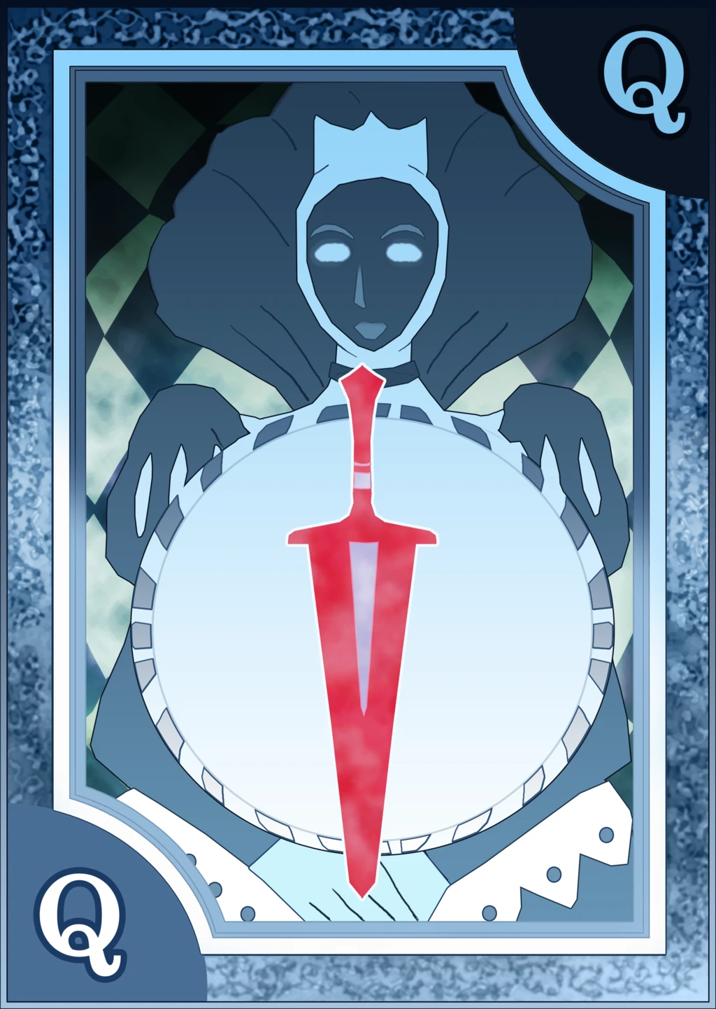 Queen of Swords - Persona 3/4 Tarot Cards - ArtisticsMeasure