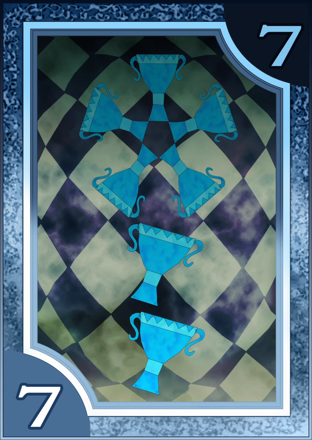 Seven of Cups - Persona 3/4 Tarot Cards - ArtisticsMeasure