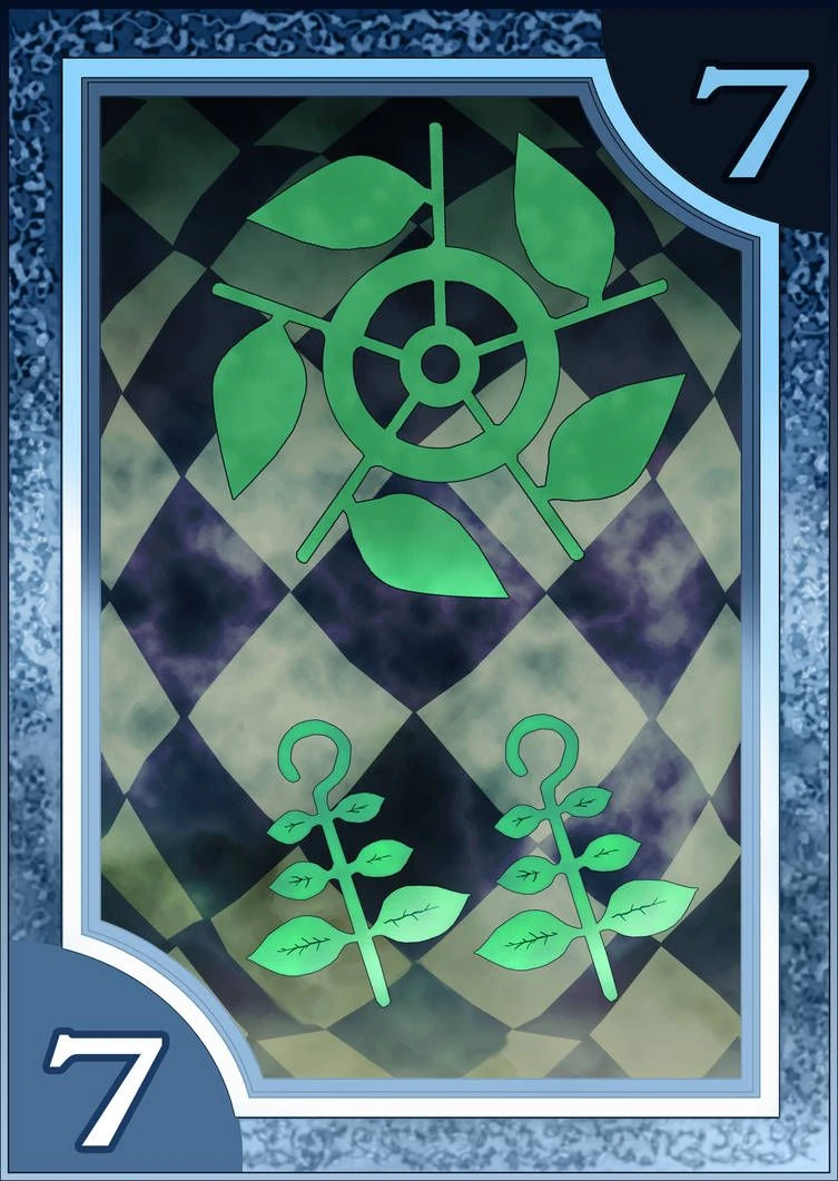 Seven of Wands - Persona 3/4 Tarot Cards - ArtisticsMeasure