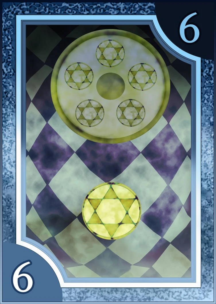 Six of Coins - Persona 3/4 Tarot Cards - ArtisticsMeasure