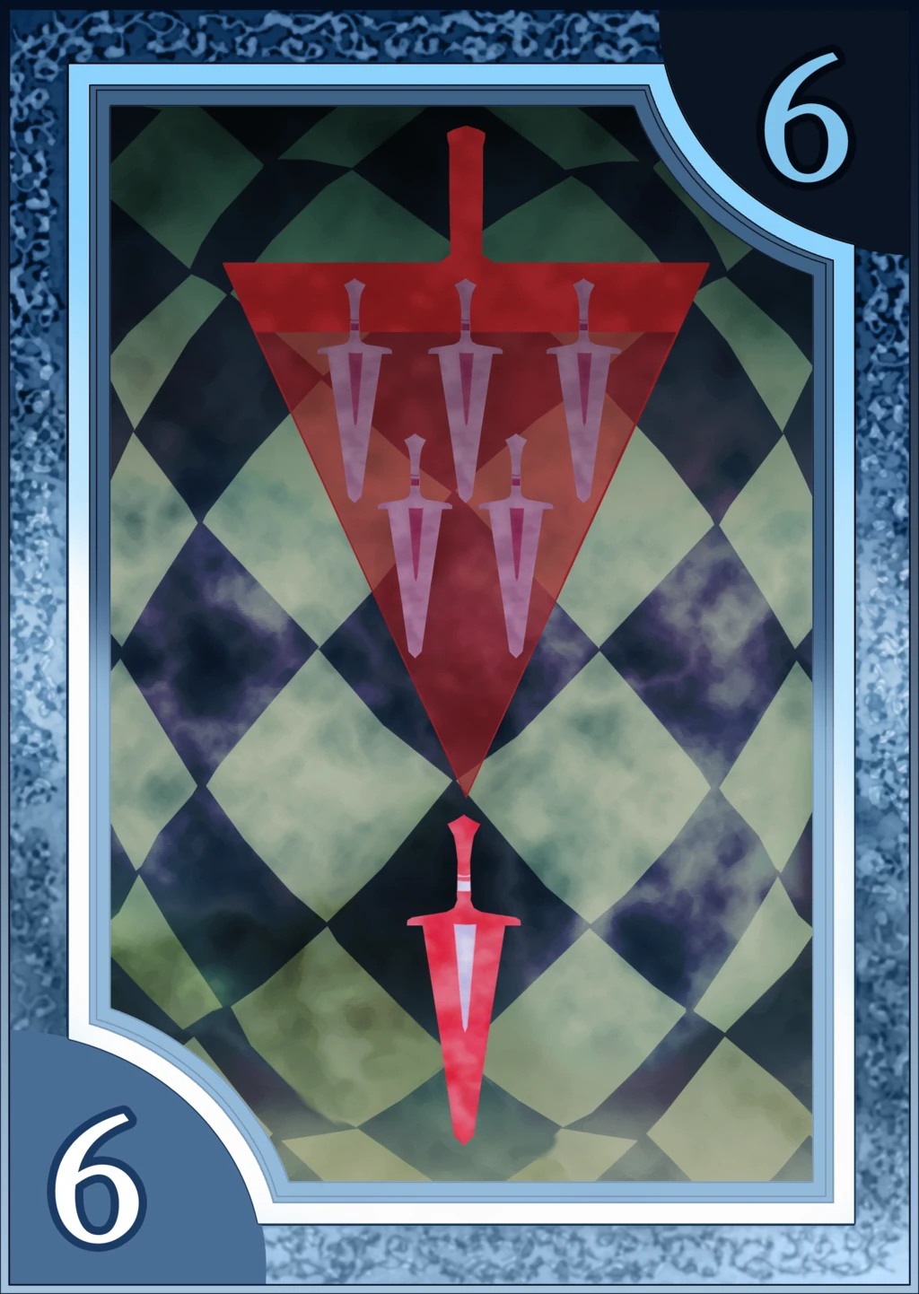 Six of Swords - Persona 3/4 Tarot Cards - ArtisticsMeasure