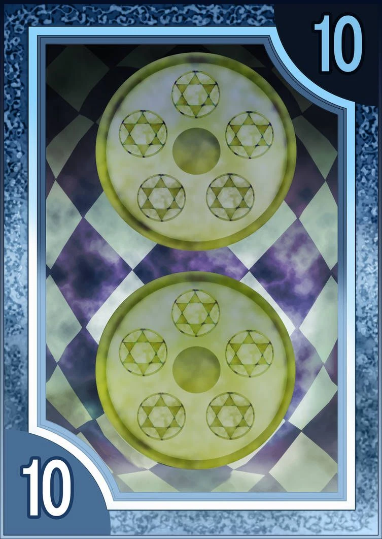 Ten of Coins - Persona 3/4 Tarot Cards - ArtisticsMeasure