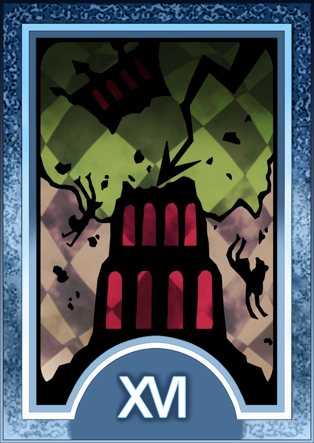 The Tower - Persona 3/4 Tarot Cards - ArtisticsMeasure