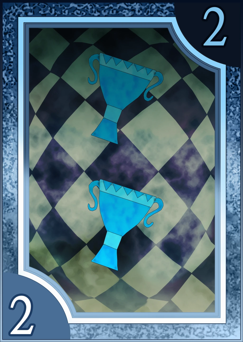 Two of Cups - Persona 3/4 Tarot Cards - ArtisticsMeasure