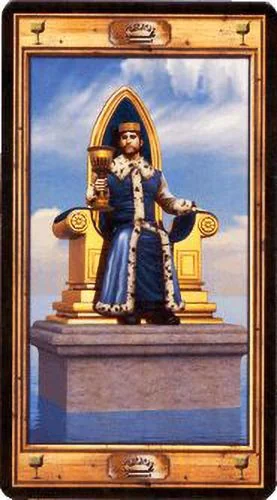 King of Cups card from the Pictorial Key Tarot deck
