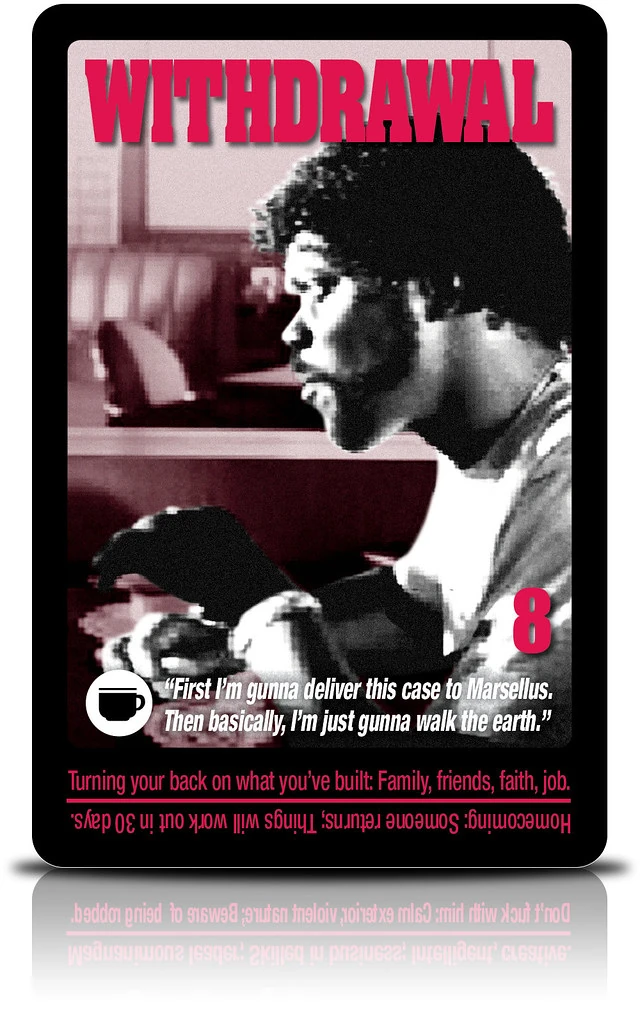Eight of Cups - Pulp Fiction Tarot - Billy Ray Stephens