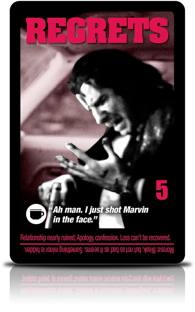 Five of Cups - Pulp Fiction Tarot - Billy Ray Stephens