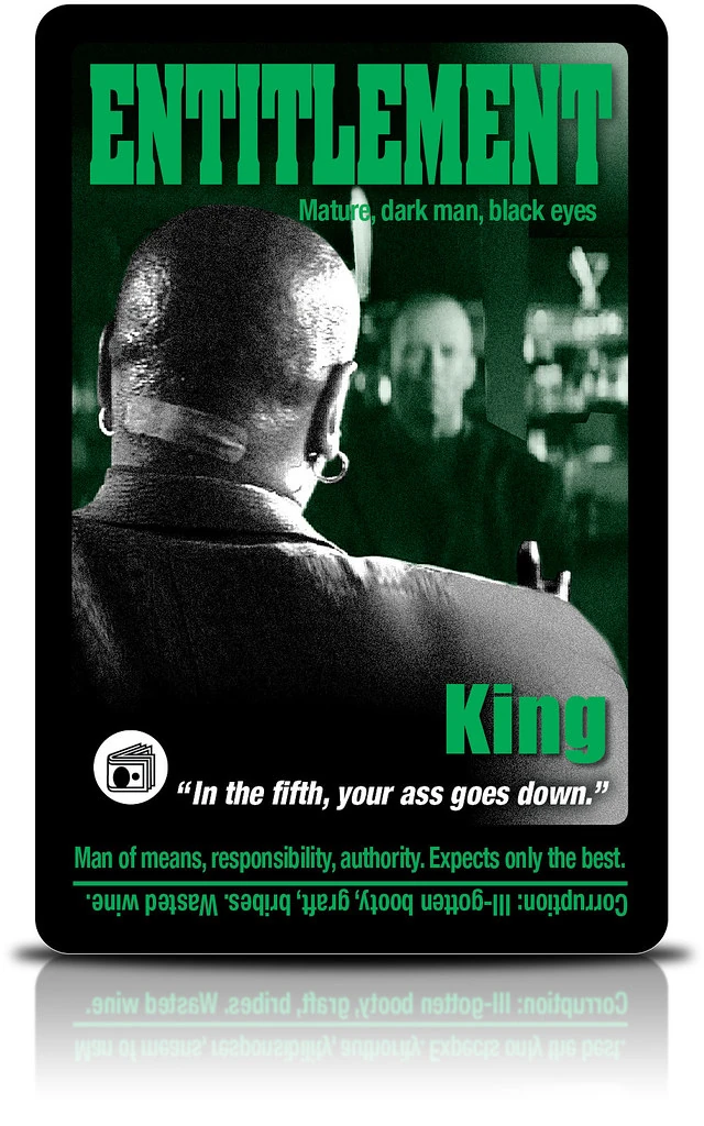 King of Coins - Pulp Fiction Tarot - Billy Ray Stephens