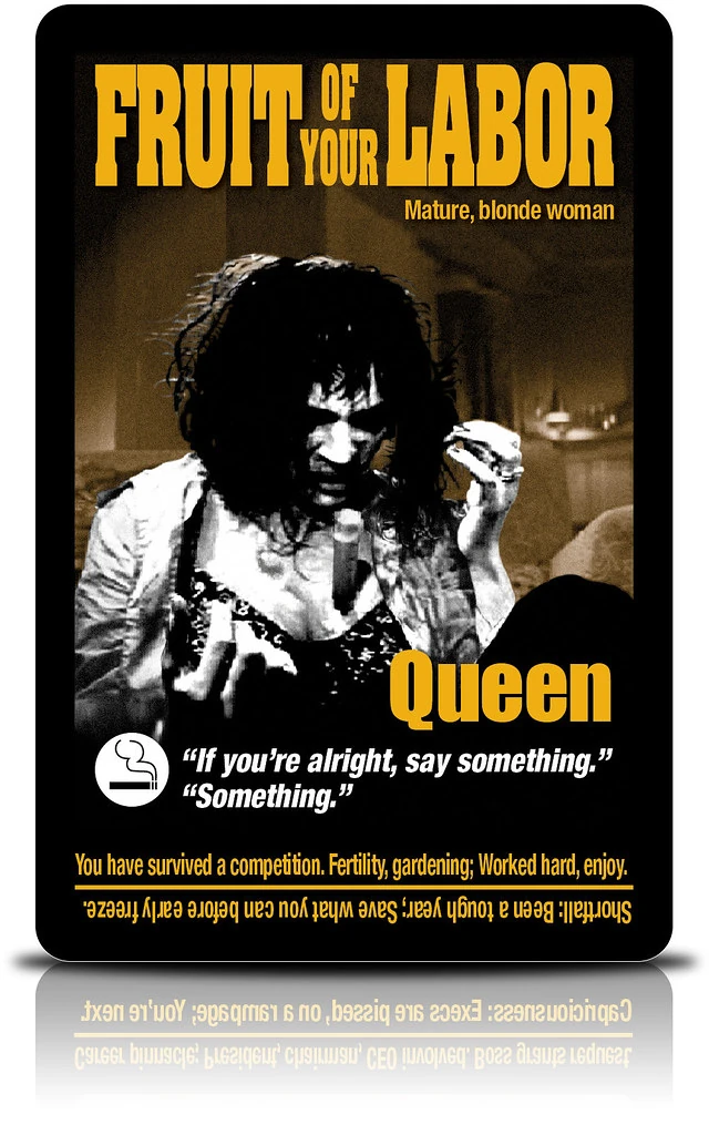 Queen of Rods - Pulp Fiction Tarot - Billy Ray Stephens