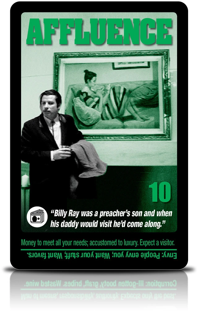 Ten of Coins - Pulp Fiction Tarot - Billy Ray Stephens