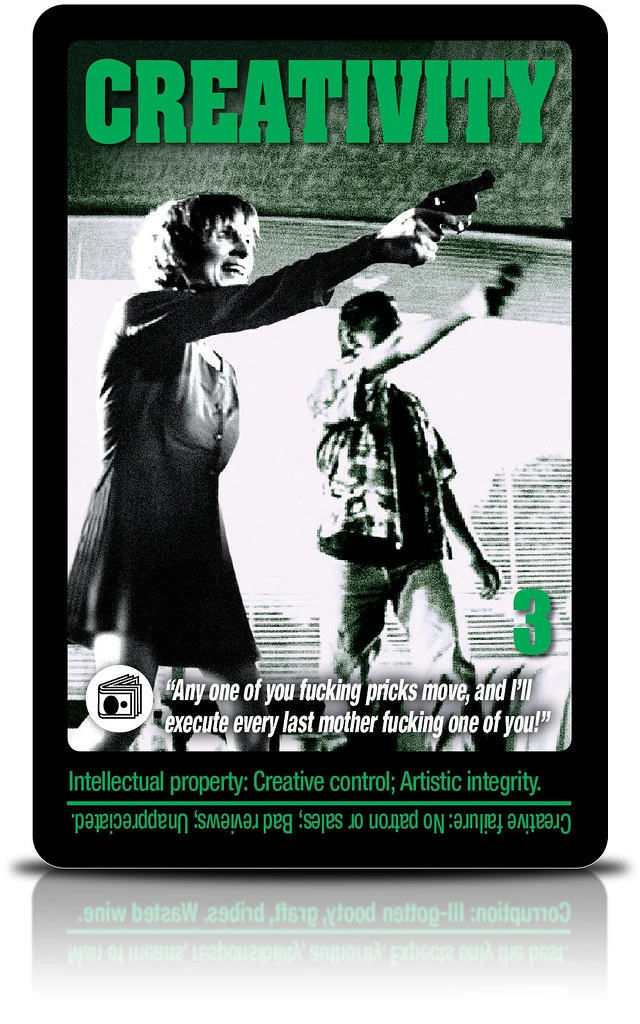 Three of Coins - Pulp Fiction Tarot - Billy Ray Stephens