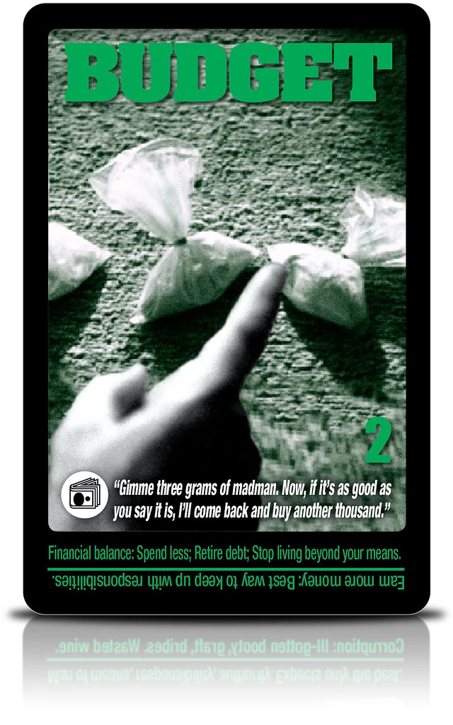 Two of Coins - Pulp Fiction Tarot - Billy Ray Stephens