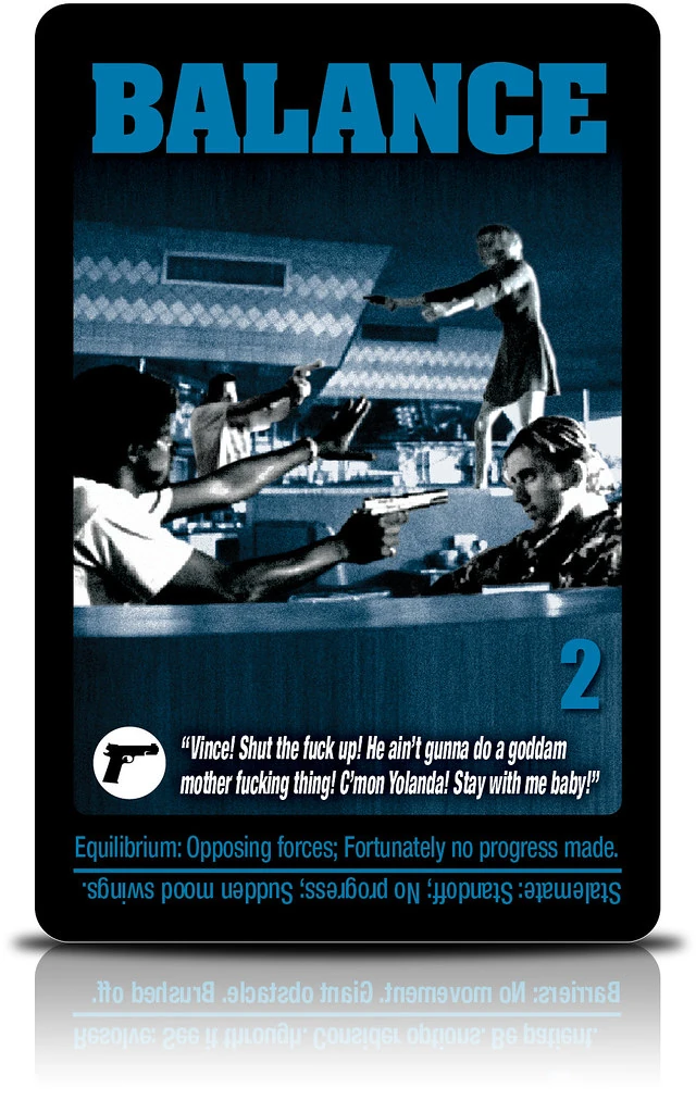 Two of Swords - Pulp Fiction Tarot - Billy Ray Stephens