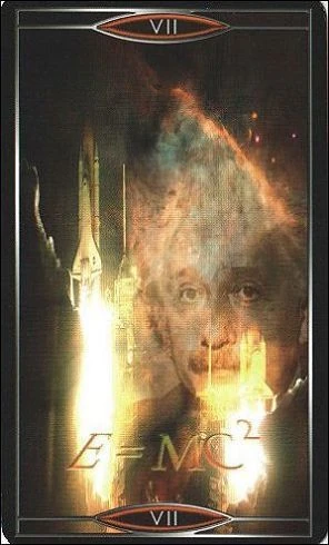 The Chariot card from Quantum Tarot: Version 2.0 by Christopher Butler and Kay Stopforth