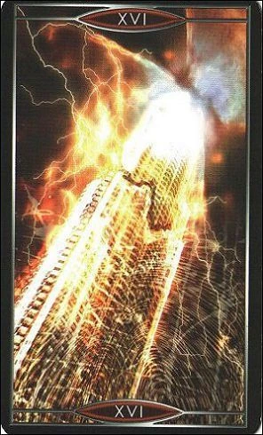 The Tower - Quantum Tarot Version 2.0 - Tarot Deck by Kay Stopforth and Christopher Butler