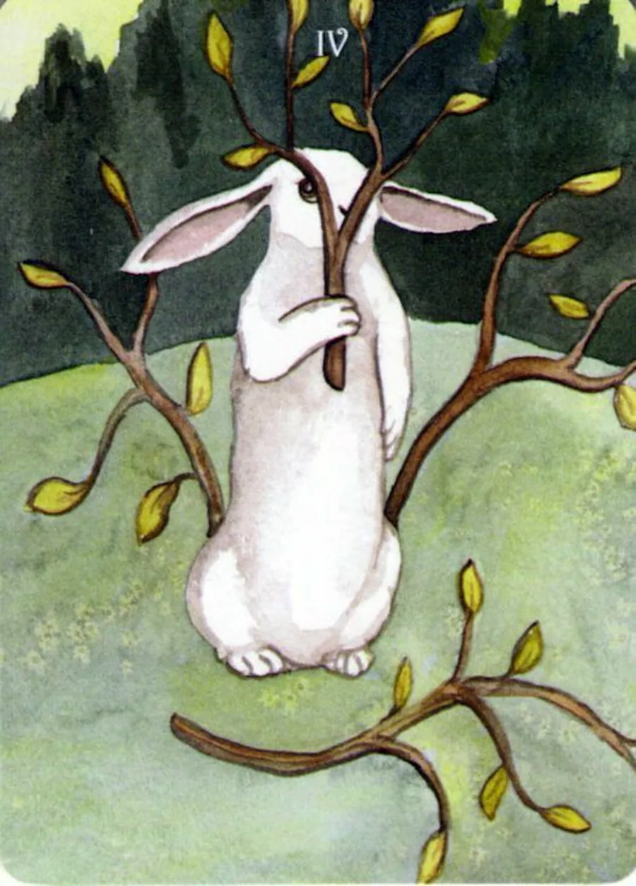 - Card from The Rabbit Tarot Deck card from the The Rabbit Tarot deck