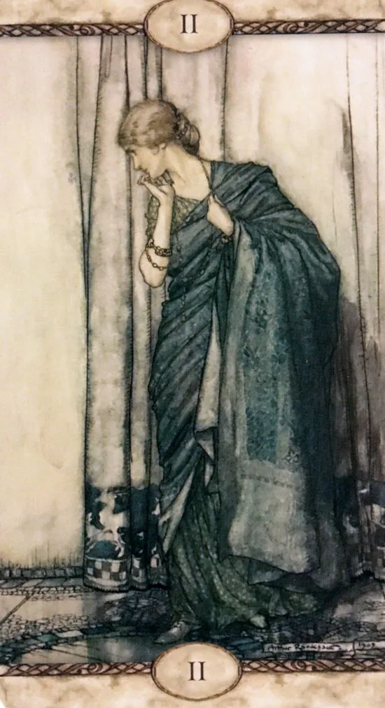 Rackham Tarot Review 11 The High Priestess card from Rackham Tarot