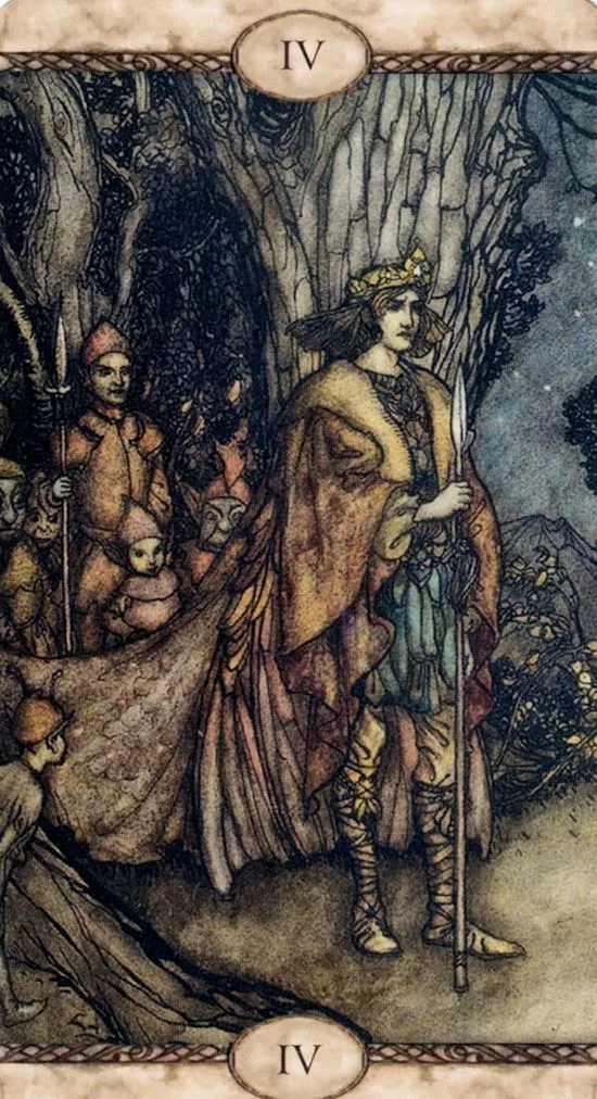 Rackham Tarot Review 3 The Emperor card from Rackham Tarot