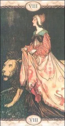 Rackham Tarot Review 5 Strength card from Rackham Tarot