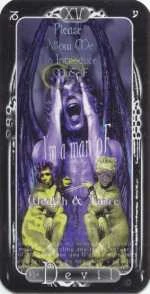 Rock & Roll Tarot Review (All 78 Rock & Roll Tarot Cards REVEALED!) 81 Devil - Rock & Roll Tarot - Chris Paradis