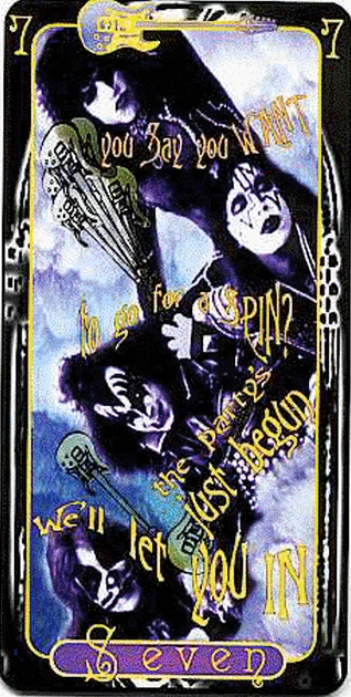 Seven of Muse - Rock & Roll Tarot - Chris Paradis