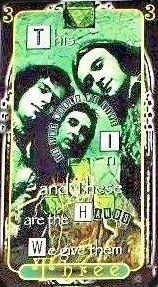 Three of Albums - Rock & Roll Tarot - Chris Paradis