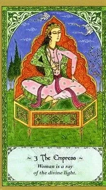 The Empress card from Rumi Tarot