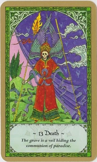 Death card from Rumi Tarot