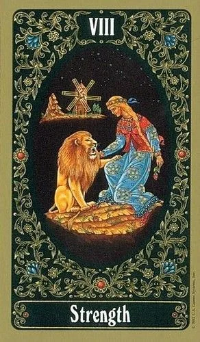 Russian Tarot Of St Petersburg Review 17 Strength from the Russian Tarot of St. Petersburg