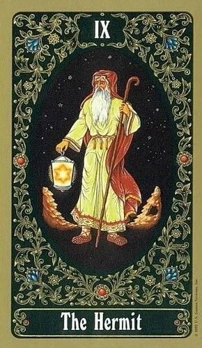 The Hermit - Russian Tarot of St. Petersburg - Tarot Deck by Yury Shakov