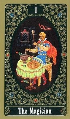 The Magician - Russian Tarot of St. Petersburg - Tarot Deck by Yury Shakov
