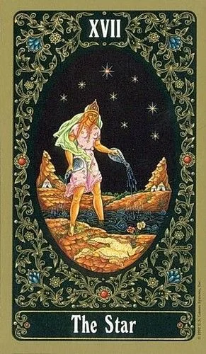 The Star - Russian Tarot of St. Petersburg - Tarot Deck by Yury Shakov