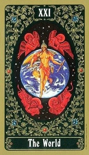 The World - Russian Tarot of St. Petersburg - Tarot Deck by Yury Shakov