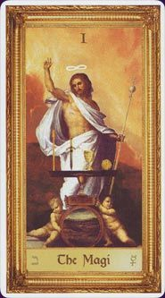 The Magi card from the Sacred Art Tarot deck by André St. Dryden