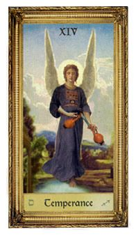 Temperance card from the Sacred Art Tarot deck by André St. Dryden