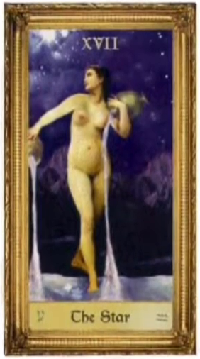 The Star card from the Sacred Art Tarot deck by André St. Dryden