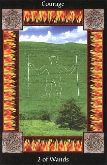 2 of Wands - Sacred Circle Tarot - Paul Mason