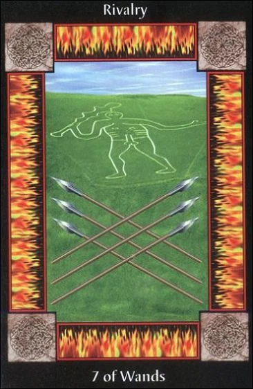 7 of Wands - Sacred Circle Tarot - Paul Mason