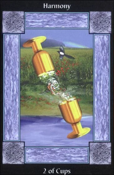 2 of Cups - Sacred Circle Tarot - Paul Mason