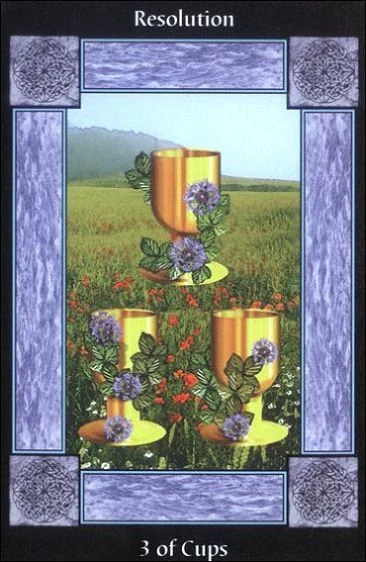 3 of Cups - Sacred Circle Tarot - Paul Mason