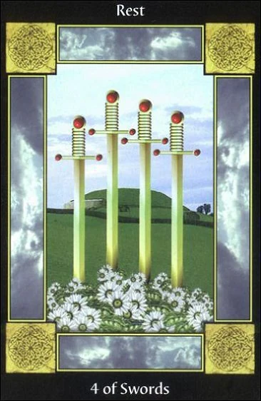 4 of Swords - Sacred Circle Tarot - Paul Mason