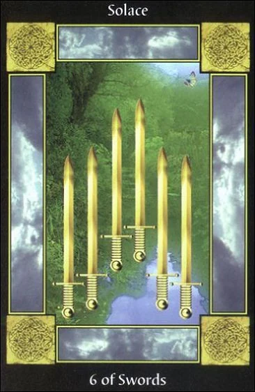 6 of Swords - Sacred Circle Tarot - Paul Mason