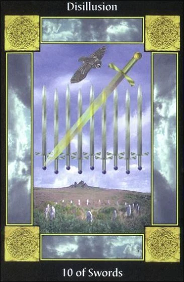 10 of Swords - Sacred Circle Tarot - Paul Mason